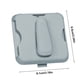thumbnail image 3 of Portatarjetas con clip para visera de coche | Caja de almacenamiento multifuncional para tarjetas de aparcamiento, DNI y tarjetas de crédito | Beige o gris, 3 of 7