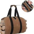 thumbnail image 4 of Bolsa para manipulación de troncos pesados ​​Bolsa para transporte de madera Bolsa para leña Bolsa para registro de lona, 4 of 5
