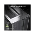 thumbnail image 2 of Corsair Frame 4000D White Steel / Tempered Glass ATX Mid Tower Computer Case, 2 of 10