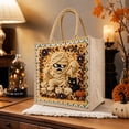 thumbnail image 5 of 5D Handmade Craft Bag, Halloween Pearl Diamond Painting DIY Kit , Fall Wall Art Home Decor, Beginner Friendly Seasonal Craft Gift for Halloween Party(Style E), 5 of 5
