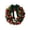 A#2, variant on 21.65" Lighted Christmas Gnome Wreath, Red Hat Swedish Tomte with LED Lights and Green Pine Base for Front Door Hanging Decor