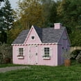 thumbnail image 2 of Little Cottage Co. 8x10 Victorian Playhouse with Floor and Loft, Outdoor Wood Do-It-Yourself Kit, 2 of 13