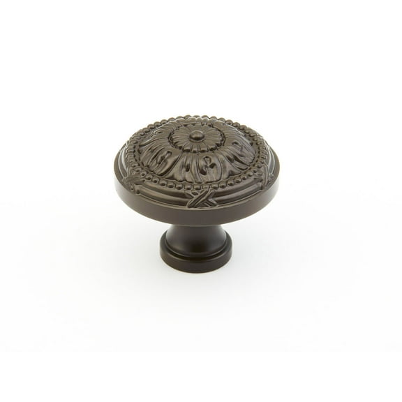 Schaub And Company 752 Versailles 1-1/2" Traditional Luxury Solid Brass Round Cabinet Knob