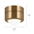 thumbnail image 2 of 52600CPZ Kichler Lighting Tibbi - 33W 1 LED Flush Mount-4.75 Inches Tall and 5.5 Inches Wide-Champagne Bronze Finish, 2 of 5