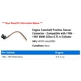thumbnail image 2 of Engine Camshaft Position Sensor Connector - Compatible with 1986 - 1987 BMW 325es 2.7L 6-Cylinder, 2 of 2