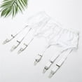 thumbnail image 3 of High Waist Garter Belt Mesh Suspender Belt 6 Straps Garter Belt, 3 of 5