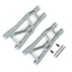 thumbnail image 3 of Brazo de suspensión trasero inferior de metal para coche Zd 1/10 Rc, plata Afortunado Sencillez, 3 of 5