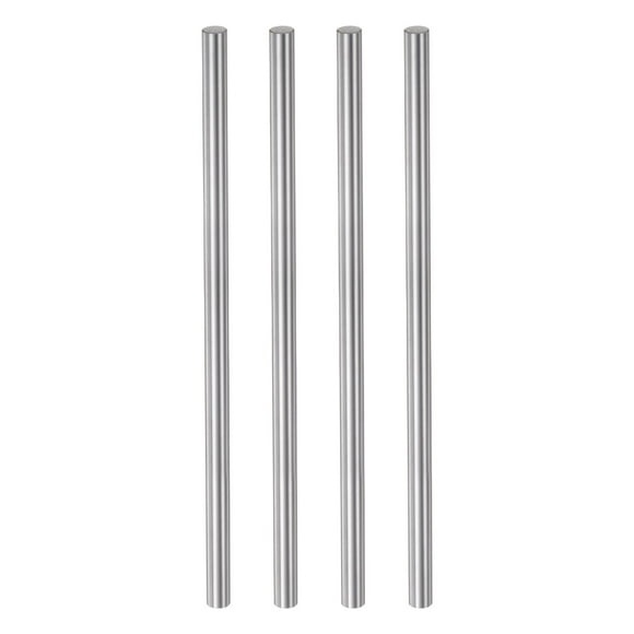 Unique Bargains Linear Motion Rod Shaft Guide 8mm x 200mm Bearing Steel, 4 Pieces