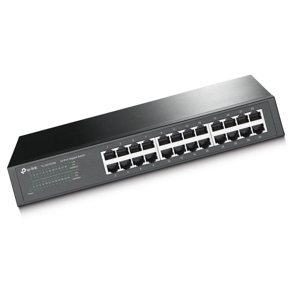 TPLink 24Port Gigabit Desktop/Rackmount Switch (TLSG1024S) Walmart