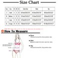 thumbnail image 3 of Womens Swimsuits Pimelu Bathing Suit for Women Bikini Set Womens Bikini Swimsuit Fashion Striped Print Ladies Two Pieces Swimwear Summer High Waist Backless Strap Beachwear, 3 of 7