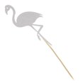 thumbnail image 3 of Lot de 12 Pcs Paillettes Forme Flamingo Décoration de Cupcakes de Fête, 3 of 8