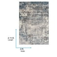 thumbnail image 6 of Livabliss Area Rugs for Living Room, 2x3 Ankara Modern Gray Rug, Bedroom Dining Room Home Decor Stain Resistant Carpet (2' x 2'11"), 6 of 8
