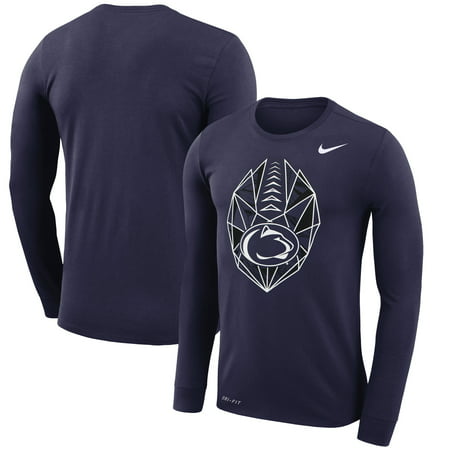 Penn State Nittany Lions Nike Football Icon Performance Long Sleeve T-Shirt -