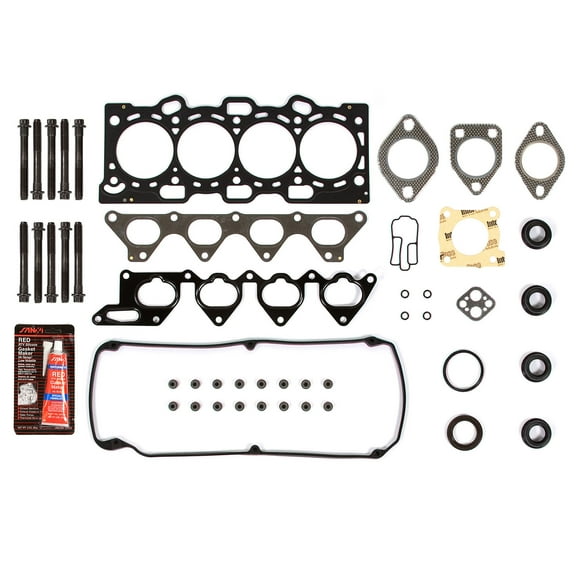 Evergreen HSHB5034 Head Gasket Set Head Bolts Fit 97-02 Mitsubishi Mirage 1.8 SOHC 16V 4G93