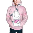 thumbnail image 4 of Sanrio Pochacco Kids' Hoodie 3d Print Sweatshirt Soft Pullover Hooded With Big Pockets Fans Gifts For Boys Or Girls Small, 4 of 7