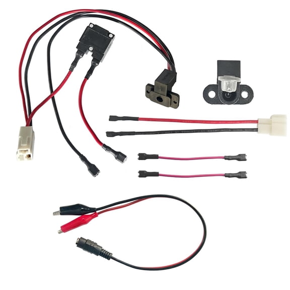 6V 12V 24V Round Charger Charging Port for Kids Power Wheel Ride on Electric Toys Car Replacement Parts