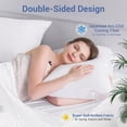 thumbnail image 4 of Aship Arc-Chill Cooling Pillow Cases, Q-Max >0.45 Jade-Infused Dual-Sided Summer Cooling Pillowcase, Smoother Skin & Frizz-Free Hair, Hidden Zipper, Machine Washable, Queen 20''x30'', 2 Pack White, 4 of 8