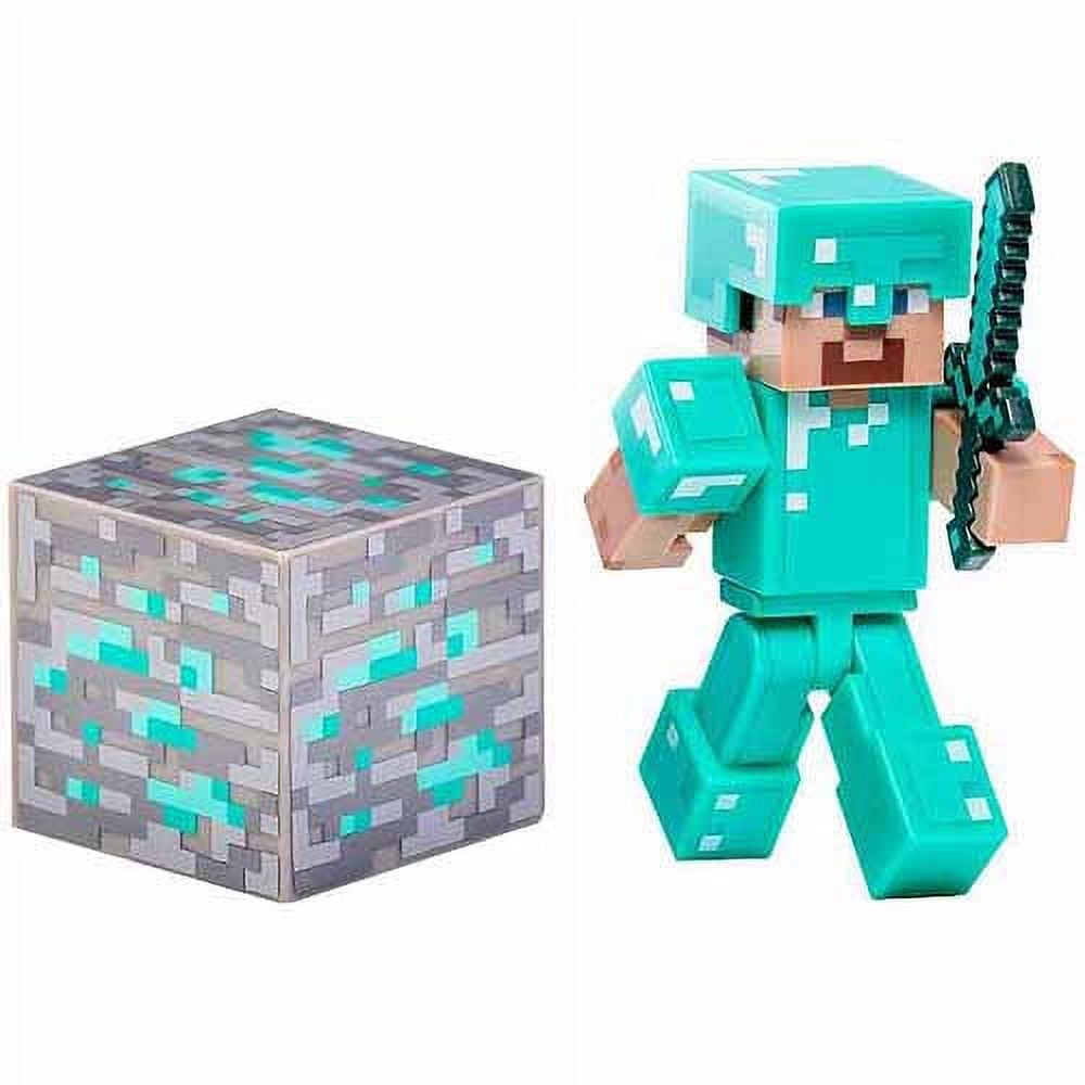 Lego minecraft steve with online diamond armor and sword