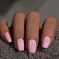 thumbnail image 2 of Uñas postizas Press On SXVME cortas rosa bebé estilo coffin 30 piezas, 2 of 6