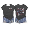 thumbnail image 4 of WERYOUNG Red White & Blue Graphic T Shirt For Women Short Sleeve Crew Neck Patriotic Tee Independence Day USA Celebration T-Shirts Home Lounging Trendy Top XL, 4 of 4