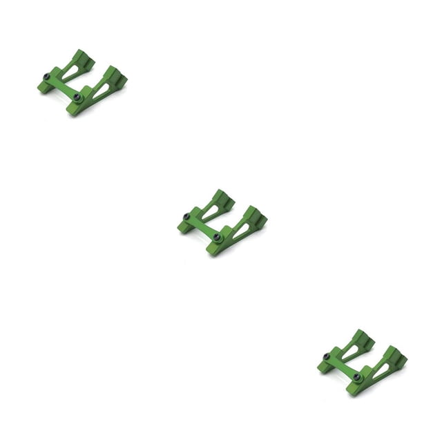 Vogacara Ala trasera de Metal 1:10 cola actualización fija parte modificación accesorios de mantenimiento reemplazo para Wltoys 104001 verde Verde 3piezas Vogacara CBP194589