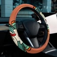 thumbnail image 6 of Thanksgiving Font Steering Wheel Cover, 14.5 Inch, Printing, PVC Leather, Auto Accessories for Car Wheel Covers, 6 of 6