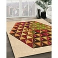thumbnail image 3 of Ahgly Company Tapis d'Intérieur Lavables en Machine, Ronds, Transitionnels, Brun Acajou, Ronds de 6', 3 of 7