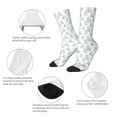 thumbnail image 6 of Goofa Playful Polar Bear Pals Printed Men's Crew Socks, Soft Durable Breathable Moisture-Wicking with Odor Control Cotton socks, 6 of 9