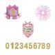 thumbnail image 4 of Accesorios para fiestas de cumpleaños de mascotas, pañuelo sari rosa, conjunto para perras, disfraz bonito para fiestas, 4 of 5