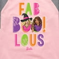 thumbnail image 3 of Barbie - Faboolous - Toddler And Youth Girls Raglan Graphic T-Shirt, 3 of 5