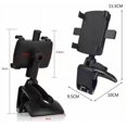 thumbnail image 5 of nipocaio Car Phone Holder Rearview Mirror Phone Holder, 360 Degree Rotating Phone Holder, Rearview Mirror Car Phone Holder—(Black), 5 of 5