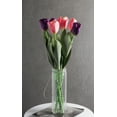thumbnail image 3 of Contemporary Home Living Set of 4 21" Blush Pink and Green Tulip Flower Centerpieces, 3 of 3