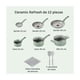 thumbnail image 2 of Batería de Cocina T-fal Ceramic Refresh 12pz Eucalipto, 2 of 5