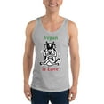 thumbnail image 2 of Vegan is Love Unisex Tank Top | Graphic Veganism Sleeveless Shirt, 2 of 2
