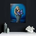 thumbnail image 4 of Nawypu Lady of the lake - Fine art, Original oil painting, fairy sword, wall decor, 4 of 4