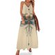 thumbnail image 1 of Vestido sin mangas con tatuaje de libélula Vestidos de mujer verano Vestido largo mujer Vestidos de mujer vestidos largos para mujer, 1 of 7