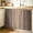 Dark Brown, variant on Chocolate Ombre Small Cabinet Curtains 10"W x 11"L, Modern Gradient Abstract Art Sink Skirt Dust-Proof Short Curtain for Bathroom Vanity Storage Cubby Desk, Self Adhesive Privacy Drapes