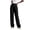 Black, variant on Women's High Waist Wide Leg Dress Pants, Pleated Straight Leg Work Trousers, Elegant Linen Pants Women Beige S