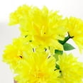 thumbnail image 4 of 6x Artificial Bouquet Cemetery Flowers Home Decoration Yellow 6 Pcs, 4 of 6