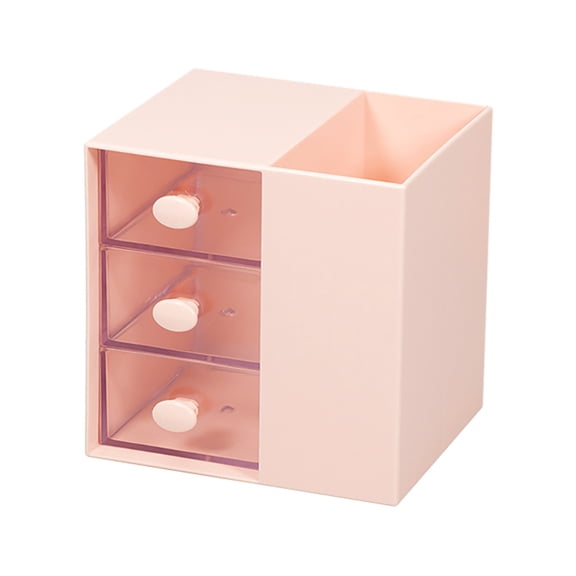 LYINGF Plastic Desk Organizer for Office Supplies and Desk Accessories with 3 Drawers for Desktop Storage,Desk Organization for Home,Office,Study, Workstation for Pens,Clips,Notes,Small Items 