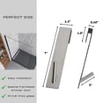 thumbnail image 4 of Chrome Shower Door Hooks - Pack of 2 - Durable, Easy to Install, Special for Frameless Glass Shower Doors - Hanging Hooks for Bathroom Organization, Ideal for Towels and Bathrobes, 4 of 6