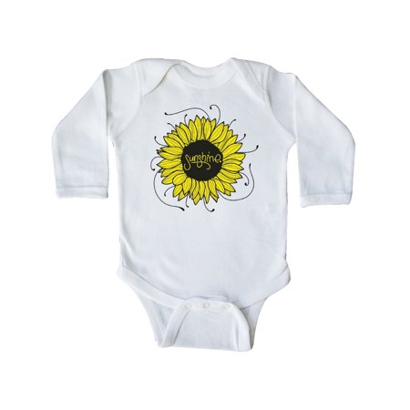 

Inktastic Sunshine featuring a Yellow Sunflower Gift Baby Boy or Baby Girl Long Sleeve Bodysuit