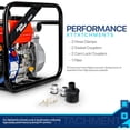 thumbnail image 7 of AlphaWorks Portable Water Pump - 7HP Gas Engine 196CC Max Flow 132GPM, 7 of 7