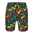 thumbnail image 3 of Balery Pineapple Fruit Colorful Traje de Baño Estilo Hawaiano para Hombre, Shorts de Secado Rápido con Bolsillos-Large, 3 of 6