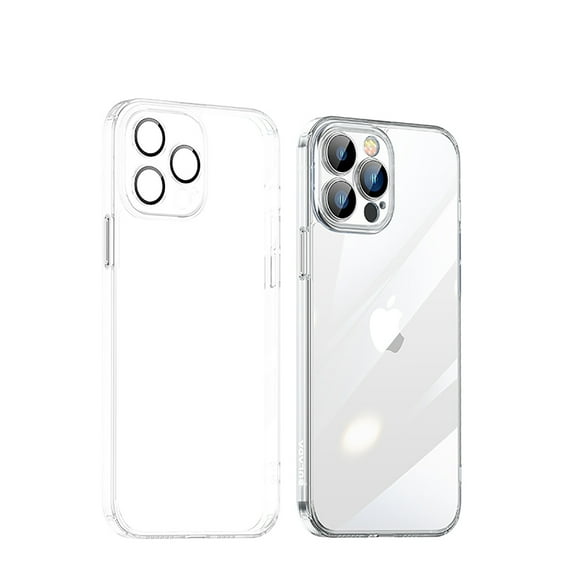 Nalacover For iPhone 13 Pro Max Ultra Slim Clear Case,Luxury Crystal Transparent PC Bumper Shockproof Dust-proof Glass All-in-one Camera Lens Protector Fit Cover.For iPhone 13 Pro Max,Clear