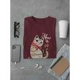 thumbnail image 3 of Cats Melt Heart Meow Quote T-Shirt Men -Image by Shutterstock, Male 3X-Large, 3 of 4