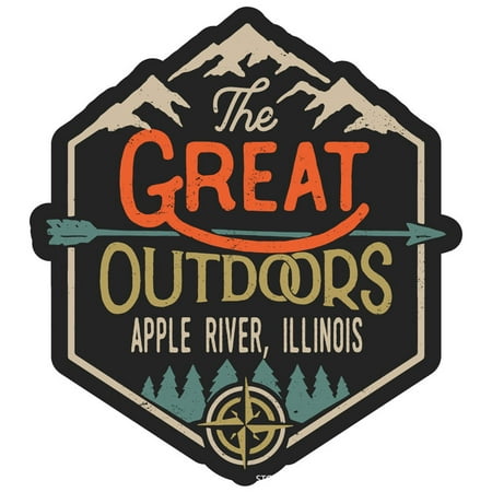 

Apple River Illinois The Great Outdoors Design 2-Inch Fridge Magnet