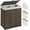 Brown, variant on Laundry Hamper with 2 Removable Liner Bags - 90L Divided Clothes Hamper, Handwoven Synthetic Rattan Foldable Laundry Basket with Lid and Handles Gray (18.3x13.3x24.0Inches)