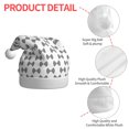 thumbnail image 4 of Salouo Signal Icon for Adult Christmas Hat Xmas Holiday Hat Santa Hat for Women & Men Festive Headwear Accessories Fit for Christmas/ New Year/Holiday/Party,1PC, 4 of 6