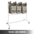 thumbnail image 4 of VEVOR Combo Cart for Folding Chairs and Tables - 750lbs Capacity, Steel Frame, Swivel Wheels, Stores 42 Chairs & 12 Tables, 4 of 12